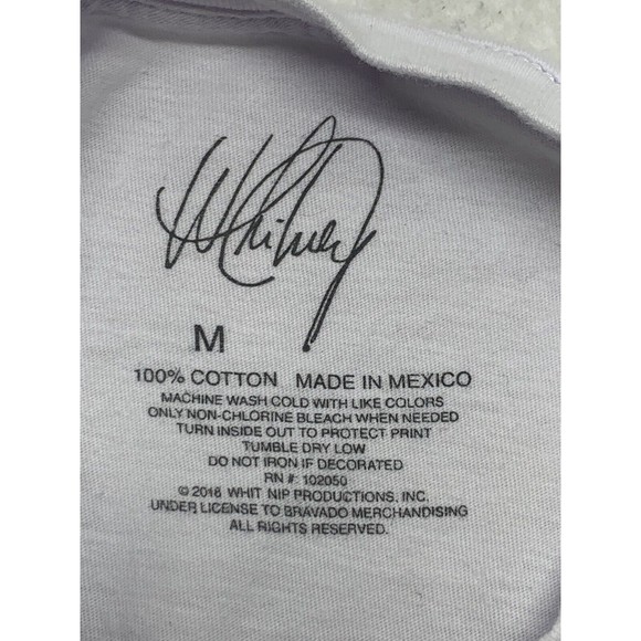 Whitney Houston 100% Cotton Graphic T-Shirt White Unisex Size Medium Crew Neck - Picture 4 of 10